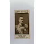 TETLEY, War Portraits, No. 7 Grand Duke Nicholas, Silver Pelican Tobacco, VG