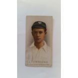 WILLS, Cricketers (1896), Townsend (Gloucestershire), knocks to corners, G