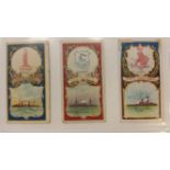 HILL, Battleships & Crests, Nos. 3, 9, 13 & 18 (creased), FR to G, 4