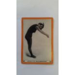 PAN HANDLE SCRAP, Champion Women Swimmers, No. 39 Annette Kellerman, slight scuffing to orange