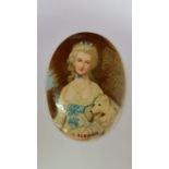 WILLS, Oval Miniatures (metal), Mrs Robinson, VG