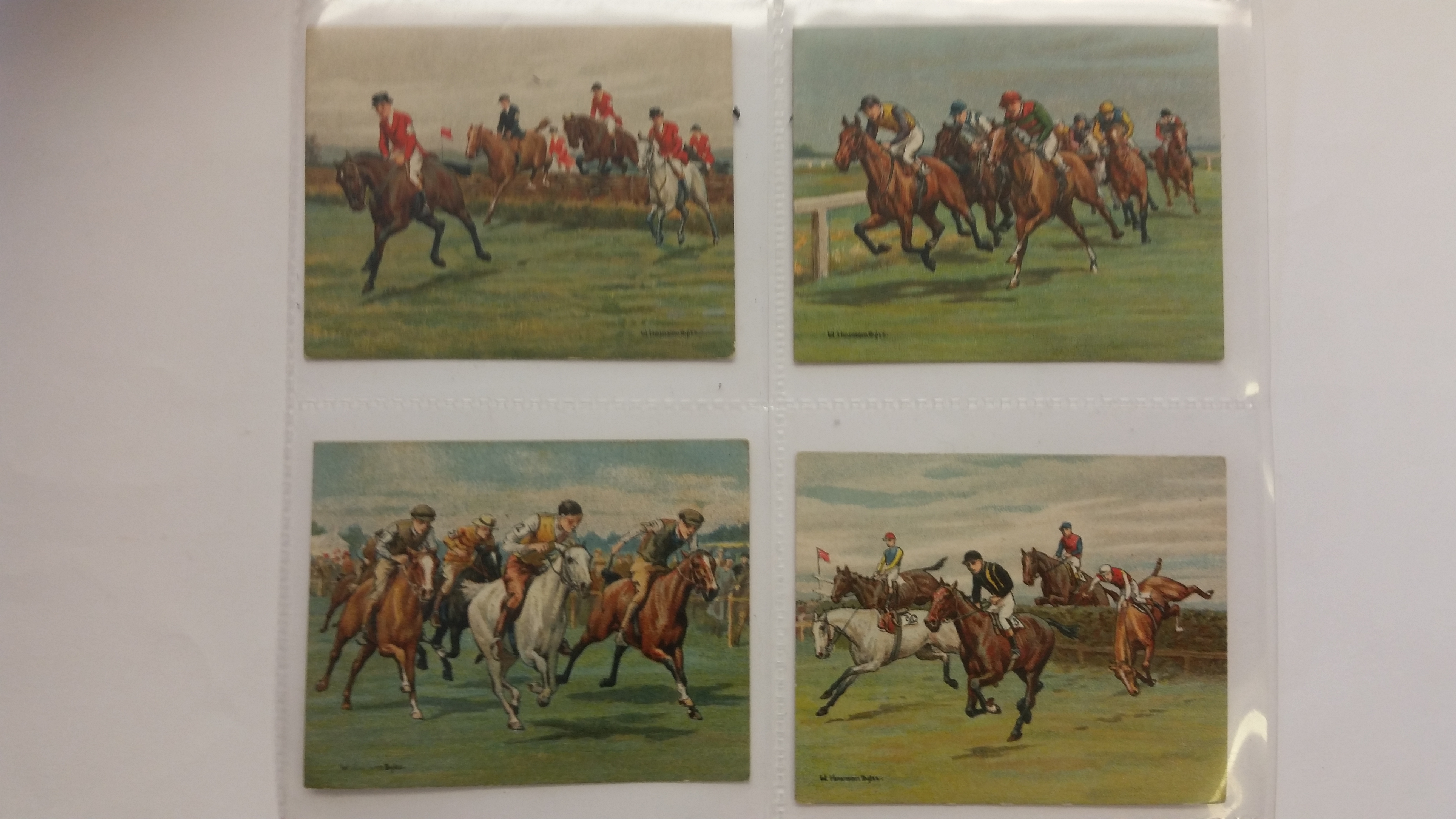 CARRERAS, Races - Historic & Modern, complete (3), premium, large & small, about VG to EX, 62