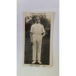 PATTREIOUEX, Famous Cricketers, C21 Parkin (Lancashire), printed back, VG