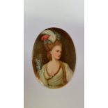 WILLS, Oval Miniatures (metal), Mrs Carnac, VG