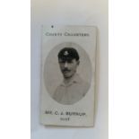 TADDY, County Cricketers, Mr. C.J. Burnup (Kent), Grapnel back, G