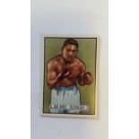 TOPPS, Ringside Boxers, Bob Baker, large, sectional back, VG