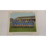 FOOTBALL, local newspaper inserts, 1968/9 team photos, Birmingham Evening Mail (complete), Pink