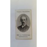 TADDY, County Cricketers, Rev. A.P. Wickham (Somersetshire, Grapnel back, G