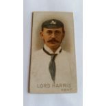 WILLS, Cricketers (1896), Harris (Kent), VG