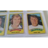 A. & B.C. GUM, 1974 Footballers, complete, some a.m.r., G to VG, 132