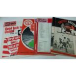 FOOTBALL, Manchester United home programmes, 1950s onwards, inc. League & cup matches, European;