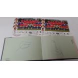 FOOTBALL, autograph album, inc. Brazil (16 signatures), Gomes, Mazinho, Silva, Paulinho, Roger,