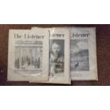 MAGAZINES, The Listener, 1931-1978, slight duplication, some with creasing and annotation to covers,
