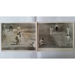 CRICKET, press photos, Australia v England, 1970/1, showing Ward bowling, Snow bowling, D'Oliveira c