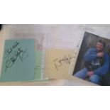 POP MUSIC, signed cards, promotional photos etc., inc. Pete Oakman, Joe Brown, Chris Montez, Tony