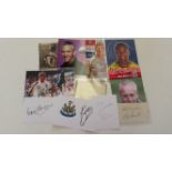 FOOTBALL, signed selection, mainly modern, inc. many white cards, photos, trade cards etc., inc.