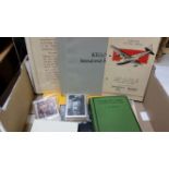 SELECTION, inc. Ardath empty album for Empire Flying Boat (file holes); Wills, Safety First print of