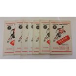 FOOTBALL, Brentford home programmes, inc. 1952/3 (2), 1953/4 (2), 1954/5 (5) & 1955/6 (4), writing