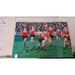 RUGBY UNION, selection, inc. prints, caricatures, team photos; signed (3), Phil Bennett, Gareth
