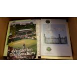 TENNIS, Wimbledon selection, 1980s onwards, inc. programmes, 1990 media guide and order of play,