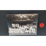 CRICKET, original team photo, Vina del Mar CC (Chile), 1916, corner-mounted to larger page, G