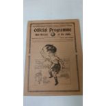 FOOTBALL, Tottenham Hotspur home programme, v Leicester City Reserves, 19th Mar 1938, slight