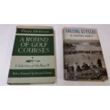 GOLF, hardback editions, inc. Golfing By-Paths by Bernard Darwin (1946); A Round of Golf Courses