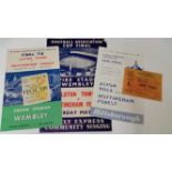 FOOTBALL, selection from the 1959 FAC Final, Luton Town v Nottingham Forest, inc. programme,