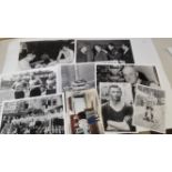 FOOTBALL, press photos, restrikes of original images, inc. France v England 1938, Jack Carr