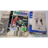FOOTBALL, Derby County, home and away programmes, a few 1950s, otherwise late 1960s to early 1970s