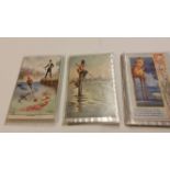 POSTCARDS, Fishing selection, inc. comedy, children, beauties, views, art style etc., some pu, G