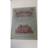 FOOTBALL, Aston Villa home programme, v Sunderland, 25th March 1929, also covering Aston Villa