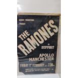 POP MUSIC, poster, The Ramones, Apollo Manchester, Friday 1st Feb (1980), as removed from the