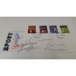 CRICKET, signed commemorative cover, 1980, by F S Trueman, Garry Sobers & Sachin Tendulkar, VG