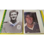 FOOTBALL, signed magazine photos, inc. Bob Latchford, Glen Hoddle, Andy Impey, Jason McAteer, Mick