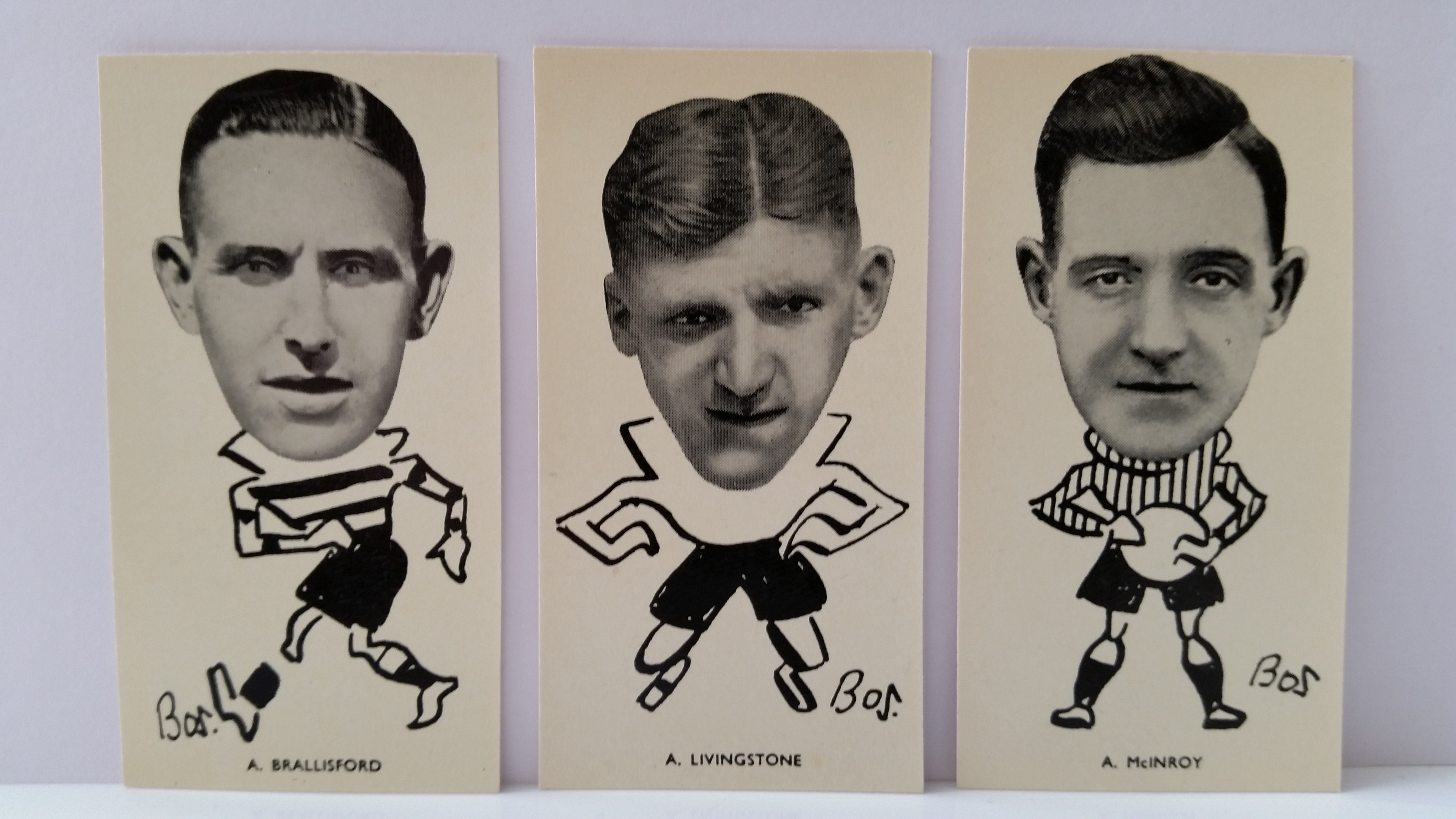 SINCLAIR, football, inc. Well Known Footballers, (both complete); English & Scottish Football