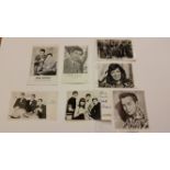 POP MUSIC, signed promotional cards etc., inc. Mike Harding, Cliff Richard, Cilla Black (3), Matt