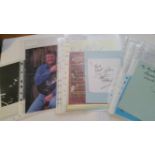 POP MUSIC, signed cards, promotional photos etc., inc. Dave Berry, Joe Brown, David Essex, Chris