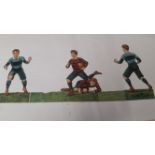 RUGBY UNION, large scraps, inc. Young Rugby, showing four boys playing (17.5 x 7); The Captain of