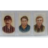 WILLS, Prominent Australian & English Cricketers (1907), complete (Nos. 51-73), grey captions, G