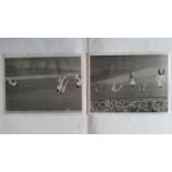 CRICKET, press photos, Australia v England, 1958/9, showing Bailey c Harris b Martin, Milton lbw