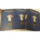 FOOTBALL, hardback editions of Association Football & The Men Who Made It, 1906, Vols 1, 3 & 4,