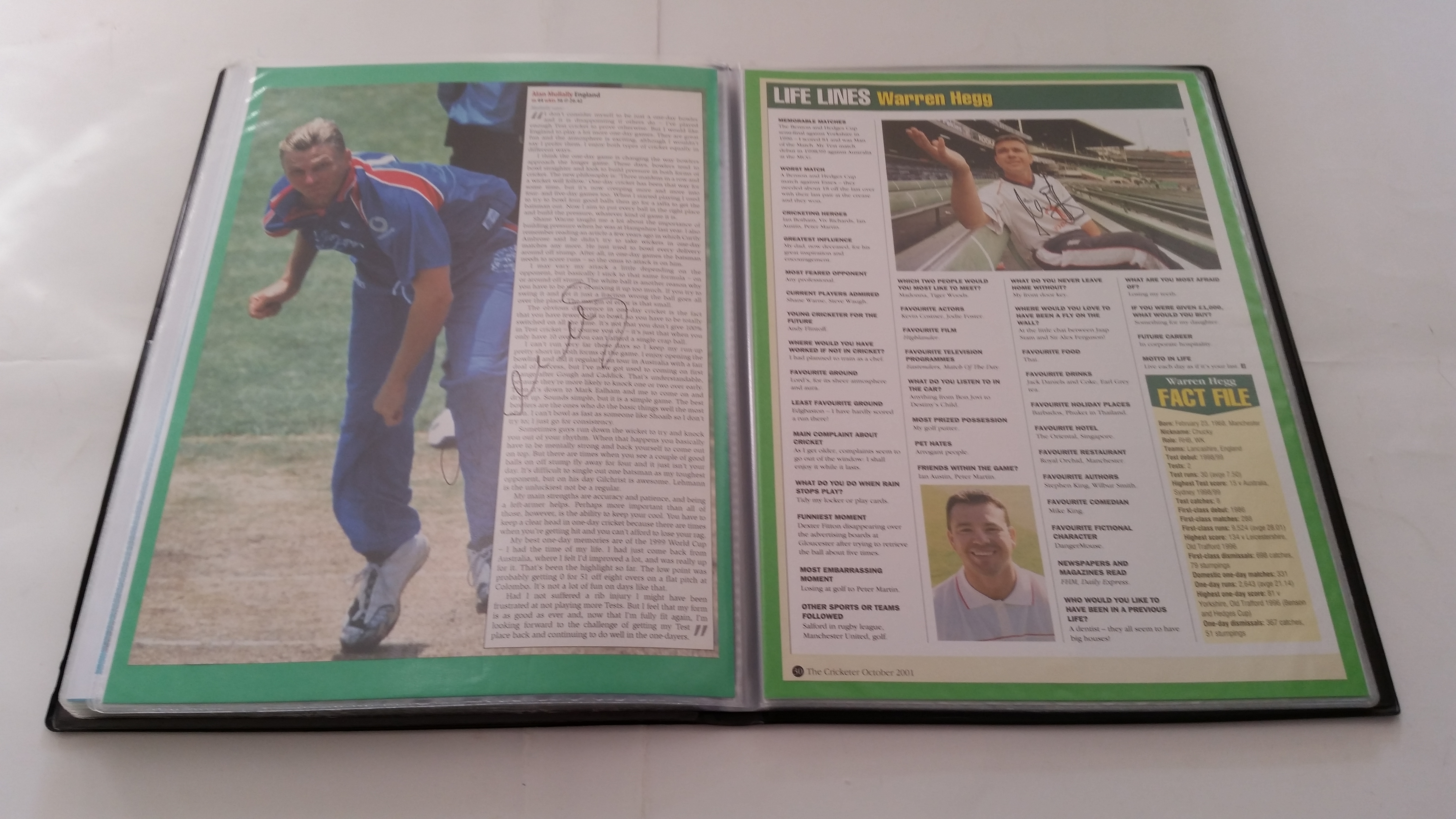CRICKET, signed selection, inc pages removed from magazines, trade cards, newspaper cuttings, The - Image 4 of 4