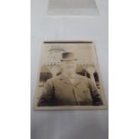 CRICKET, original sepia photograph (4.25 x 3.25), William Carless (secretary of Hastings CC) wearing