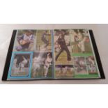 CRICKET, signed selection, inc pages removed from magazines, trade cards, newspaper cuttings, The