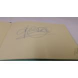 SPORTS, autograph album, mainly football, inc. George Graham, Lawrence Dallaglio, Geoff Pike,