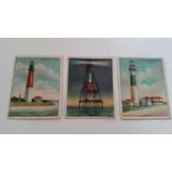 A.T.C., Lighthouse Series, complete, large, slight corner knocks, about G to VG, 50