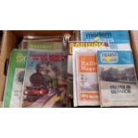 RAILWAY, magazines, inc. mainly Modern Railways, 1960s-70s (60), 1966 complete; Railway World, The