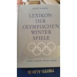 ATHLETICS, selection, inc. hardback edition of Lexikon Der Olympischen Winter Spiele (Lexicon of the
