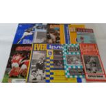 FOOTBALL, Carlisle Unites home (11) & away programmes, 1974/5 (only season in top division), inc.